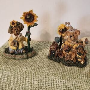 Boyds Bears Sunflower Lot 1999 Blossom Berriweather Victoria Buzzbruin